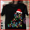 Dachshund Dog Christmas Light T-shirt Black Cotton All Sizes S To 345XL E32.7 Unisex T-Shirt