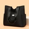 Nylon Tote Bag For Women With Zip Closure And Large Capacity For Daily Use