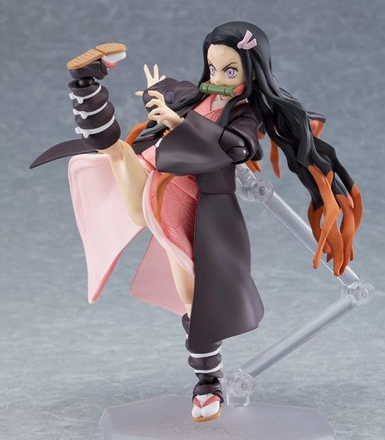 Max Factory Figma Demon Kimetsu No Yaiba Kamado Nezuko ABS PVC Painted Movable Figure Slayer Non-Scale &