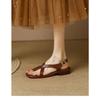 Simple Slope Heel Clip Toe Sandals Slippers Female Summer Outside Wear Fashion Versatile