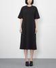 Row To Row Wrd006B Spandex Cotton Korean Sleeve Dress (Deep Black)