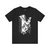 Retro Dracula Gothic Shirt Vampire T-shirt Creepy Art Gothic T-shirt Retro Unisex Jersey Short Sleeved T-shirt Men Clothing