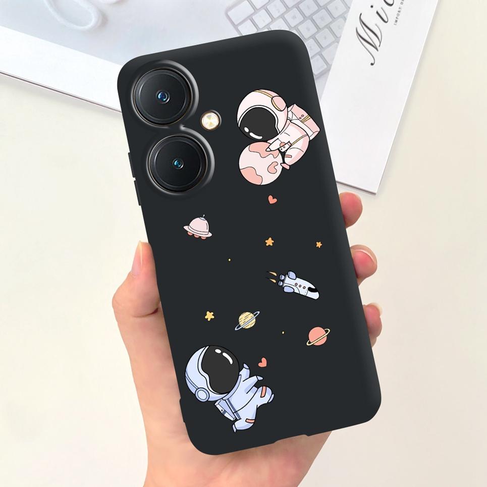 Soft Silicone Covers For Vivo Y27 Y36 4G 5G Case Bumper Shell Cartoon Child Fashion Soft TPU Silicone Etui For Vivo Y36 5G Y 27