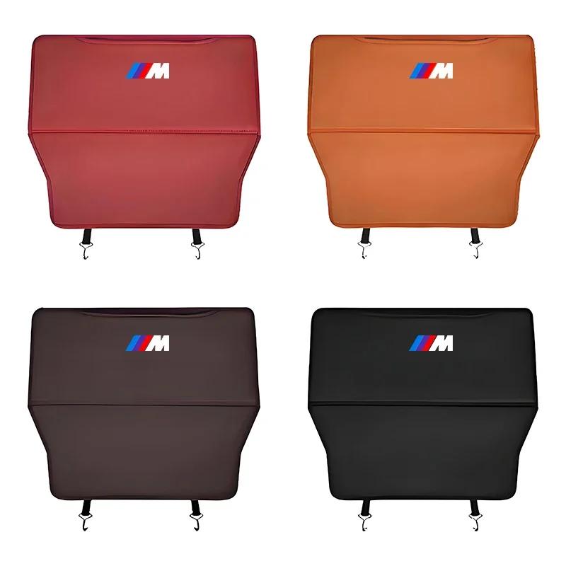 BAIP6 New Hots E60 Car Seat Protector PU Leather Car Seat Back Cover Protector For BMW X1 X2 X3 X4 X5 X6 3 5 Series M2 M3 M4 M5 M6 M7