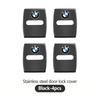 4Pcs Car Door v9 Lock Latch Protector Stainless Steel Anti-rust Shock Absorbing Cover For BMW E90 G80 M3 G30 M5 F82 F83 F20 F21 G42