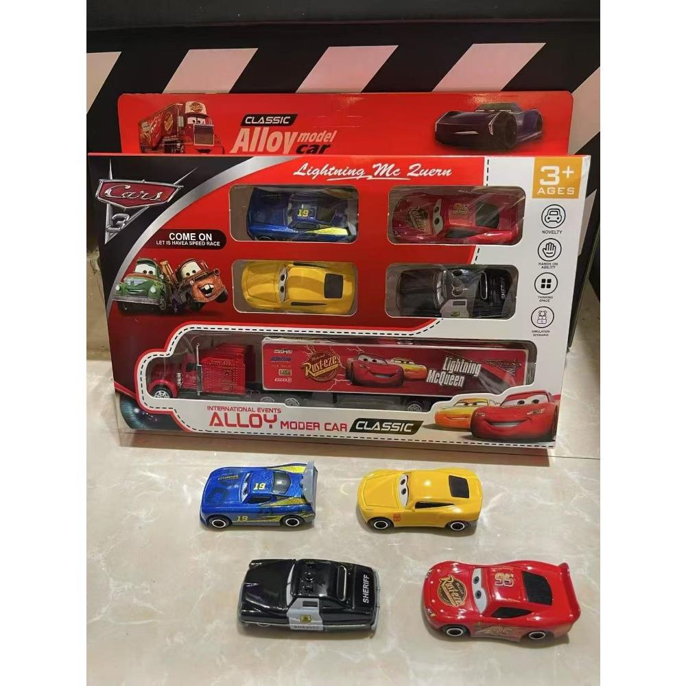 3-11 Stuks Pixar Cars 3 Diecast 1:55 Metalen Speelgoedauto's, Lightning McQueen Jackson Storm Mack Truck, Jongens Kerst Cadeauset
