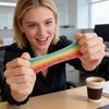 Saure Gummibärchen-Streifen Spielzeug Langsam aufsteigend Stressabbau Bunter Zuckerstange Sensorisches Spielzeug Dehnbares Simuliertes Essen Knet-Fidget-Spielzeug