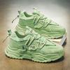 Men's Shoes Popular New Deodorant Spring Heightening Men's Sports Mesh Thick-soled Casual Running Dad Trendy Shoes