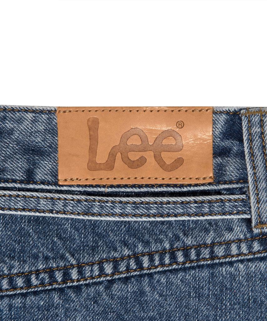 Lee Denim Belted Long Skirt In Indigo Dark