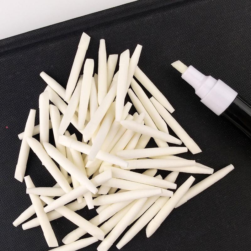 10/20 Pièces Recharges Pour Stylo Peinture Acrylique Stylo Marqueur Pour Tableau Blanc Pointes Pinceaux Pour Peinture Artistique DIY Fourniture Papeterie Scolaire