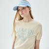 [mardimercredi] Classique Knit Top Half Sleeve - Cream Sky Blue