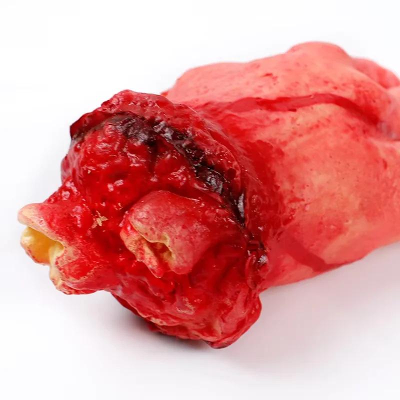 Halloween Bloody Broken Body Parts Horror Fake Hands Legs Arms Brain Heart Props for Haunted House Bar Secret Room Party