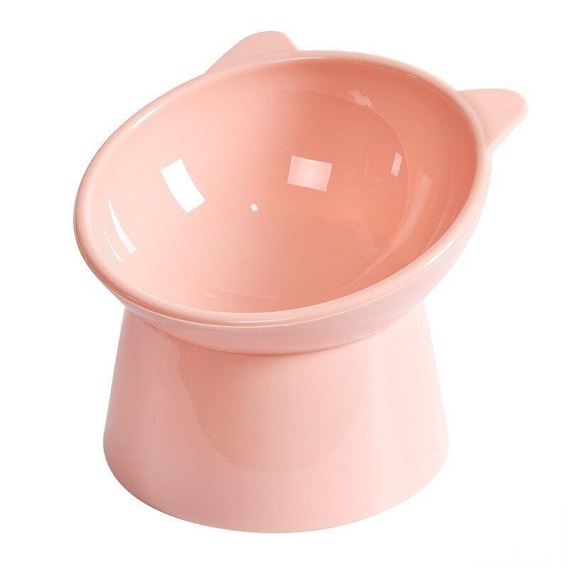 Protecteur de cou à fond haut, 1 pièce, bol de riz pour chien et chat, nourriture mignonne, bouche peu profonde, bols pour lapin, fournitures