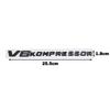 3D ABS Car Sticker V6 V8 KOMPRESSOR Word Rear Sign Emblem Badge Car Body Fender Rear Trunk Upgrade Version Accessories New