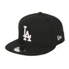Los Angeles Dodgers 9FIFTY Snapback Black and Baseball Cap, Men's, White, Cap, [Used]