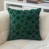 Christmas Throw Pillow Cover Plush Snowflake Christmas Tree Embroidered Living Room Sofa Cushion Holiday Party Decorative Cushion Cover
