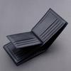 Soft 2 Fold Purse Thin Male Leather Purse Fashion Male  Coin Pocket  Daily Use
