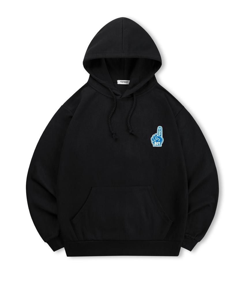 [Non-Fleece Or Fleece-Lined] Number One Printed Hooded Sweatshirt (Type B)