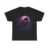 Unisex Adult T Shirt Gothic Crow In Velvet Twilight
