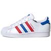 Originals SUPERSTAR J Low Top Kids' Skateboarding Shoes White Red Blue Teenagers FW5851