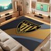 Athletic Bilbao Football Print Crystal Velvet Rug, Comfortable Water Absorbent Non Slip Indoor Floor Carpet