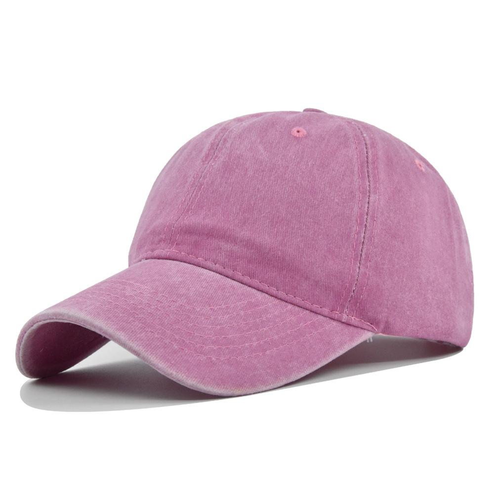 New Solid Children Summer Cap Women Ponytail Baseball Cap Hats Men Baseball Cap Cotton Outdoor Simple Vintage Visor Casual Cap