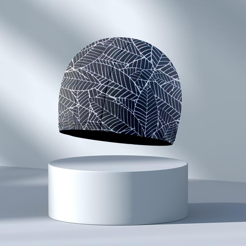 Waterproof Swimming Cap Protect Ears Long Hair Swim Pool Hat Sports Hat for Men Women with Ear Pockets High Elastic Bathing Caps