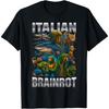 Italian Brainrot Lirili Larila Bombardiro Crocodilo T-Shirt