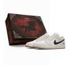 Air Jordan 1 Low Sail Three Times Lab, Horse Year, White Horse Riding The Wind, Box Abrasion Resistant 553558-169(Team210-S-BOX)