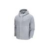 Sportbekleidung Fleecejacke mit Kapuze und durchgehendem Reißverschluss für Herren Oberbekleidung Hellgrau DM1220-077