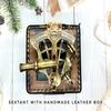 Nautical Sextant, Custom Engraved Gift, Brass Sextant, Working Compass, Gift for Father, Anniversary Gift, Navy Veteran Gift