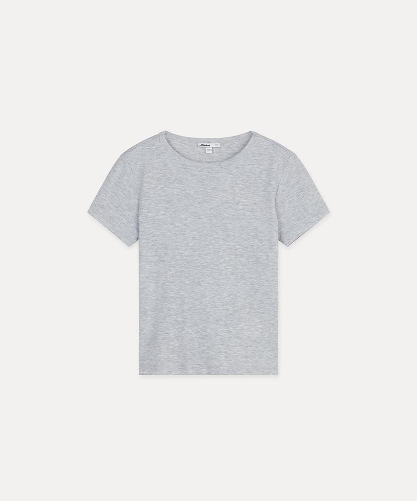 Seobdyudeu Wings Sequin T-Shirt (Pearl Grey Melange)