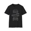 1986 Supra T-Shirt | MK3 JDM Line Art Tee Front Side Rear View A70