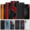 Coque de téléphone en fibre de carbone pour Samsung Galaxy S22 Pro, S21, S20 FE Ultra, S10 Lite, S10E, S9, S8 Plus, noire, en TPU souple