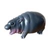 Lovely Pygmy Hippopotamus Statue Mini Hippo Resin Figurines  Room Home Decor