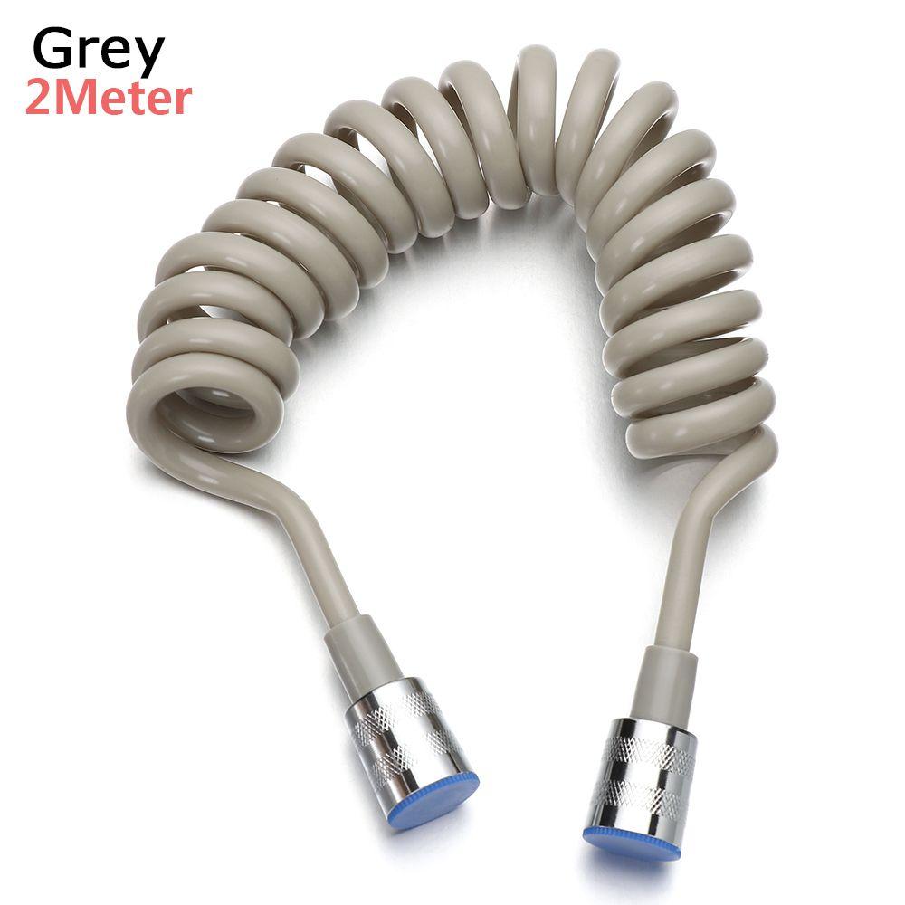 Line Style Anti-wrap Spring Shower Hose Water Plumbing Toilet Bidet Bath Sprayer Connect Pipe