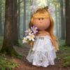 1 Set Birthday Gift Toy 24Cm Spanish Potato Doll Cute Dress Hat Clothes Accessories For Little Playtime