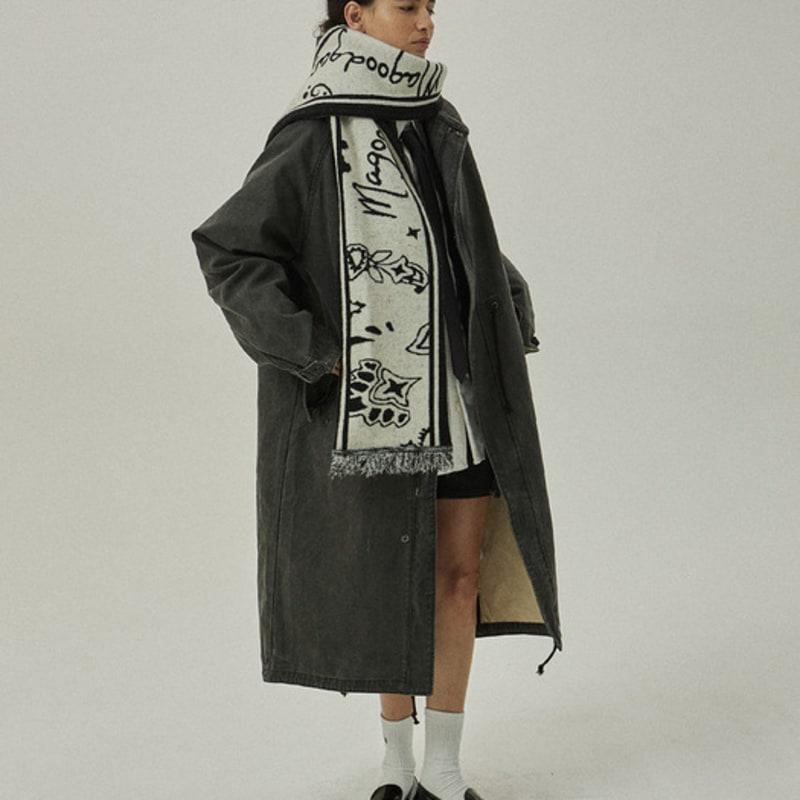MAGOODGAN 9206 Jacquard Cream Muffler