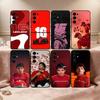 Racing Driver C-Charles L-Leclerc Phone Case For Samsung S25,S24,S21,S22,S23,S30,Ultra,S20,Plus,Fe,Soft Silicone Black Cover