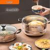 SUPOR 304 Stainless Steel 26cm Double-Layer Steamer & Soup Pot