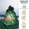 1pc Cute Little Animals Blanket, Home Decorative for All Seasons, Living Room, Travel, Camping, Car Blankets