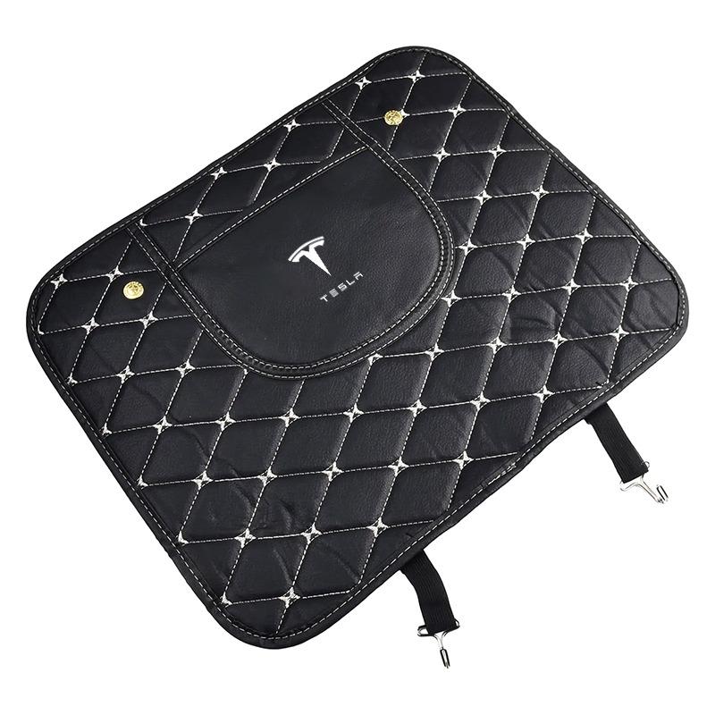 Protector Anti-Kick pentru Mașină Interior Piele Auto Scaun Spătar Protecție Pad Anti Zgârieturi Pentru Tesla Model S Model X Model Y Model 3 Roadster SpaceX