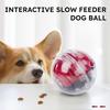 Hundeleckerli-Spenderball Verstellbarer Slow Feeder Intelligenzspielzeug Futterausgabe-Ball