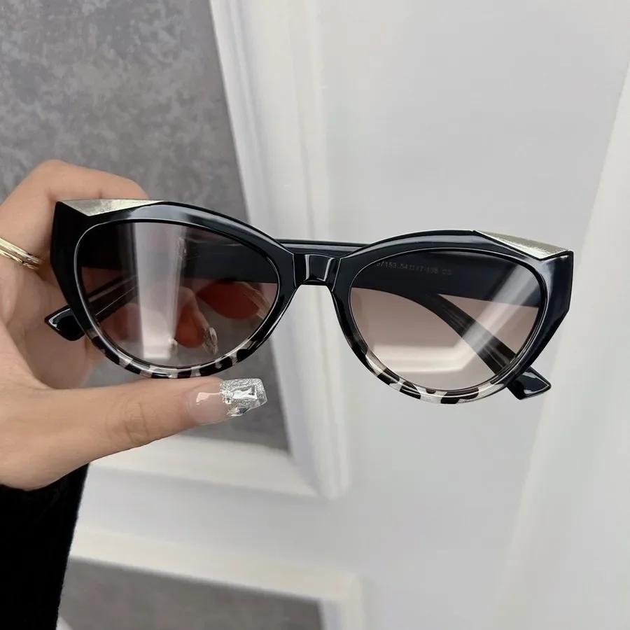 Designer Cat Eye Sunglasses Ladies Men Vintage Gradient Sun Glasses Female Male Small Frame Retro Oculos De Sol