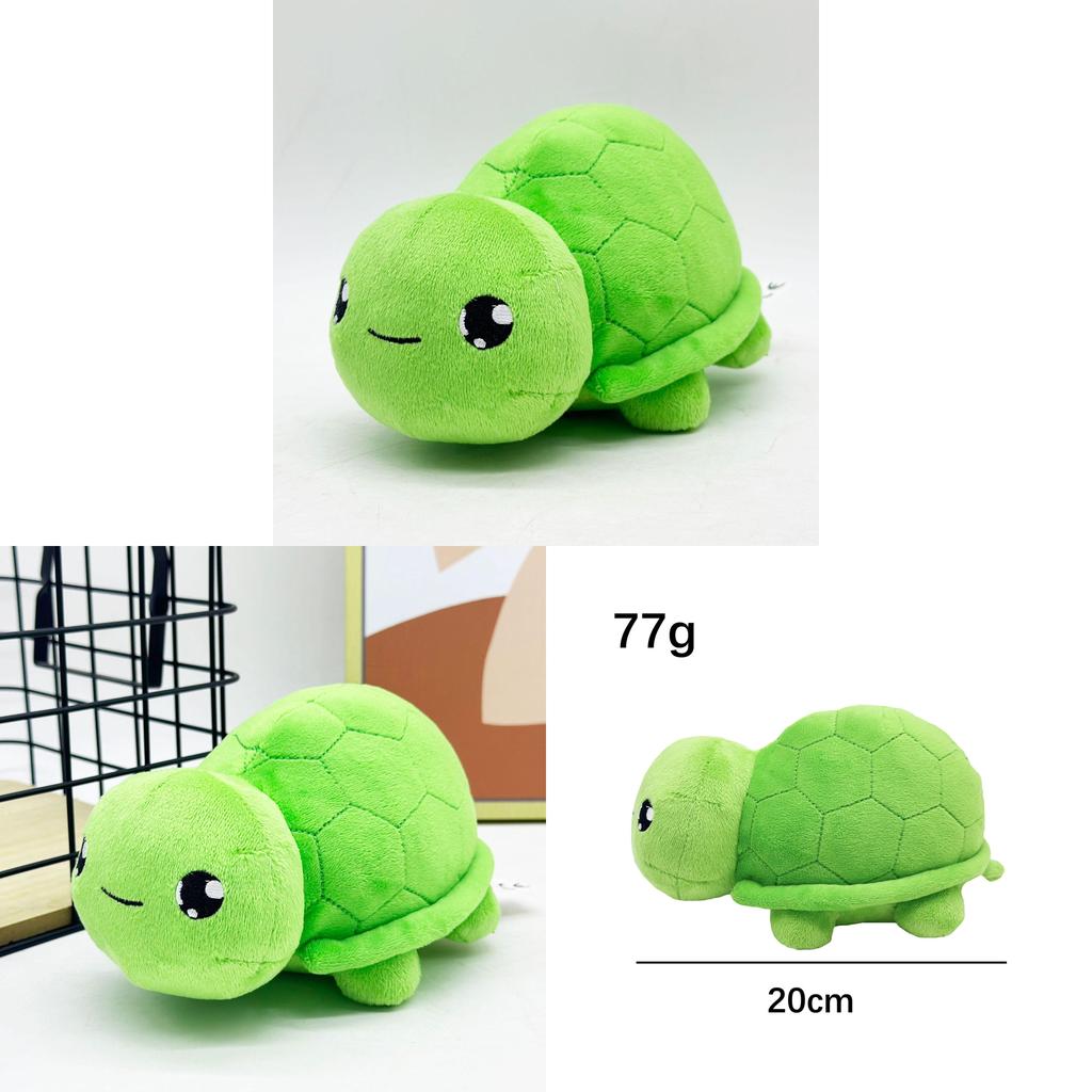 Peluche Vedal Tortuga Verde Juguete Suave Relleno de Algodón PP Para Niños y Coleccionistas