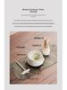 Handgemaakte Grote Japanse Keramische Matcha Kom & Klopper Set