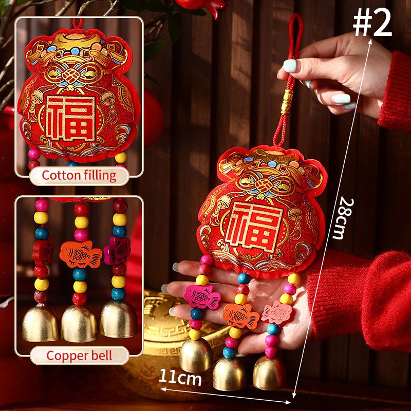 Chinese New Year Decorations Chinese Spring Festival Hanging Pendant Door Wall Ornament Traditional Chinese Room Decoration
