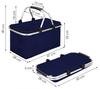 Heckermann 30L Navy Blue Picnic Basket