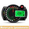 12v Motorcycle Universal Speedometer for Honda Suzuki Yamaha Kawasaki 7 Colors LCD Digital Odometer Gauge Moto Dashboard Meter