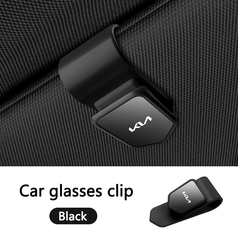 Car Sun Visor Sunglasses Storage Clip Glasses Clip Card Ticket Holder For KIA Rio Soul Seltos Forte K5 K3 Niro Sorento Sportage Zpjm80